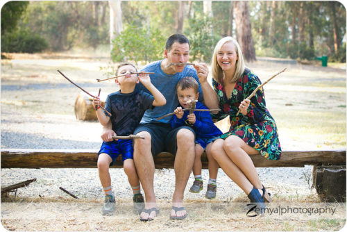 Lead image for San Mateo Family Photography: A good use of sticks