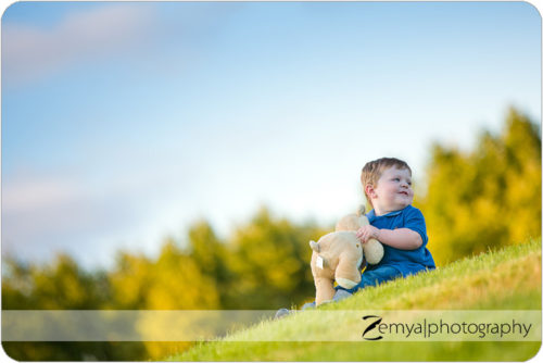 Lead image for San Jose Child Photography: Over the moose and onto the bear