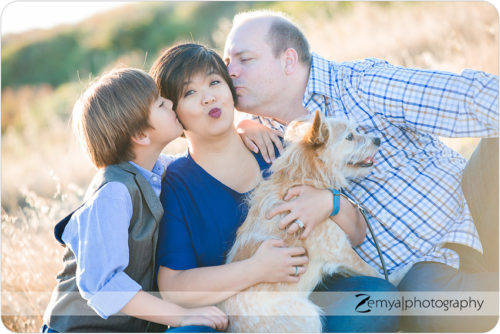 Lead image for San Mateo Portrait Photography: 3 + furry one
